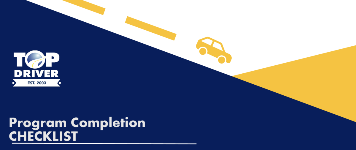 Program Completion Checklist